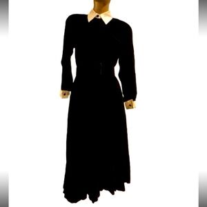 Vintage velvet gunne sax dress